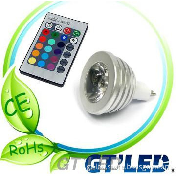 3w rgb light -indoor lights 3w GU10/MR16/e27